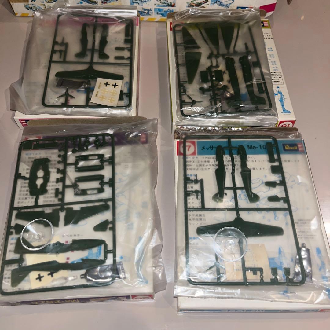 未開封 1/144 旧 レベル ミニシリーズ ドイツ機セット プラモデル 貴重品