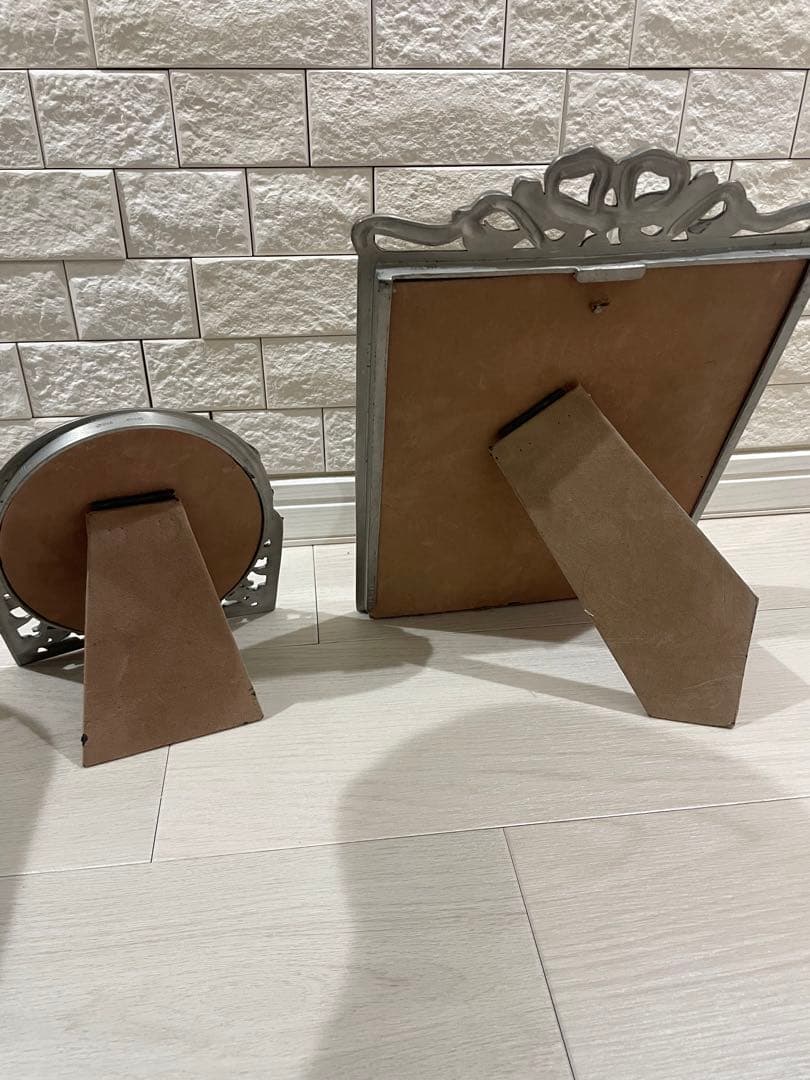 アンティークフォトフレーム　ヴィンテージ　2点セット