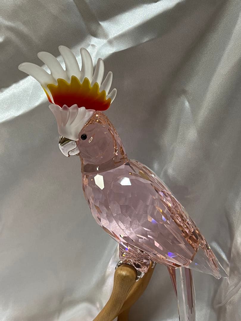 き*り様 スワロフスキー Swarovski クリスタルパラダイス バタンインコ