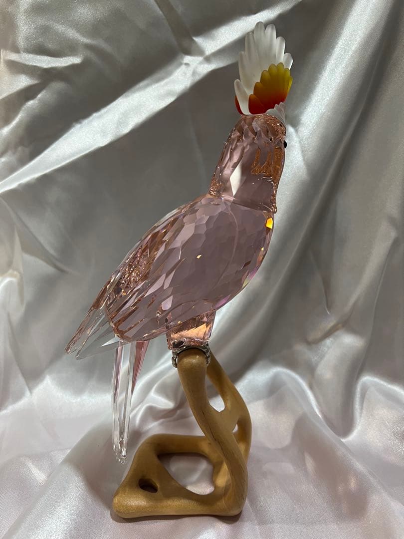 き*り様 スワロフスキー Swarovski クリスタルパラダイス バタンインコ