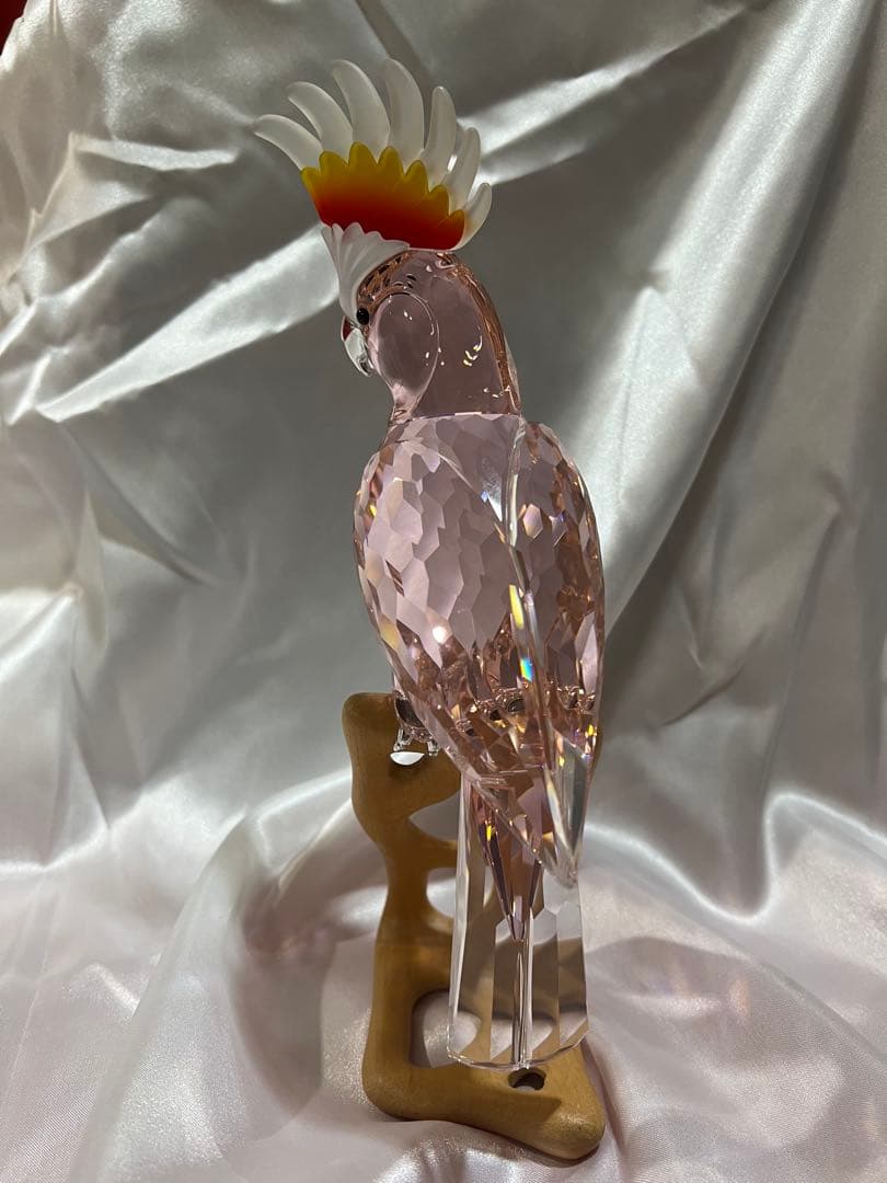 き*り様 スワロフスキー Swarovski クリスタルパラダイス バタンインコ