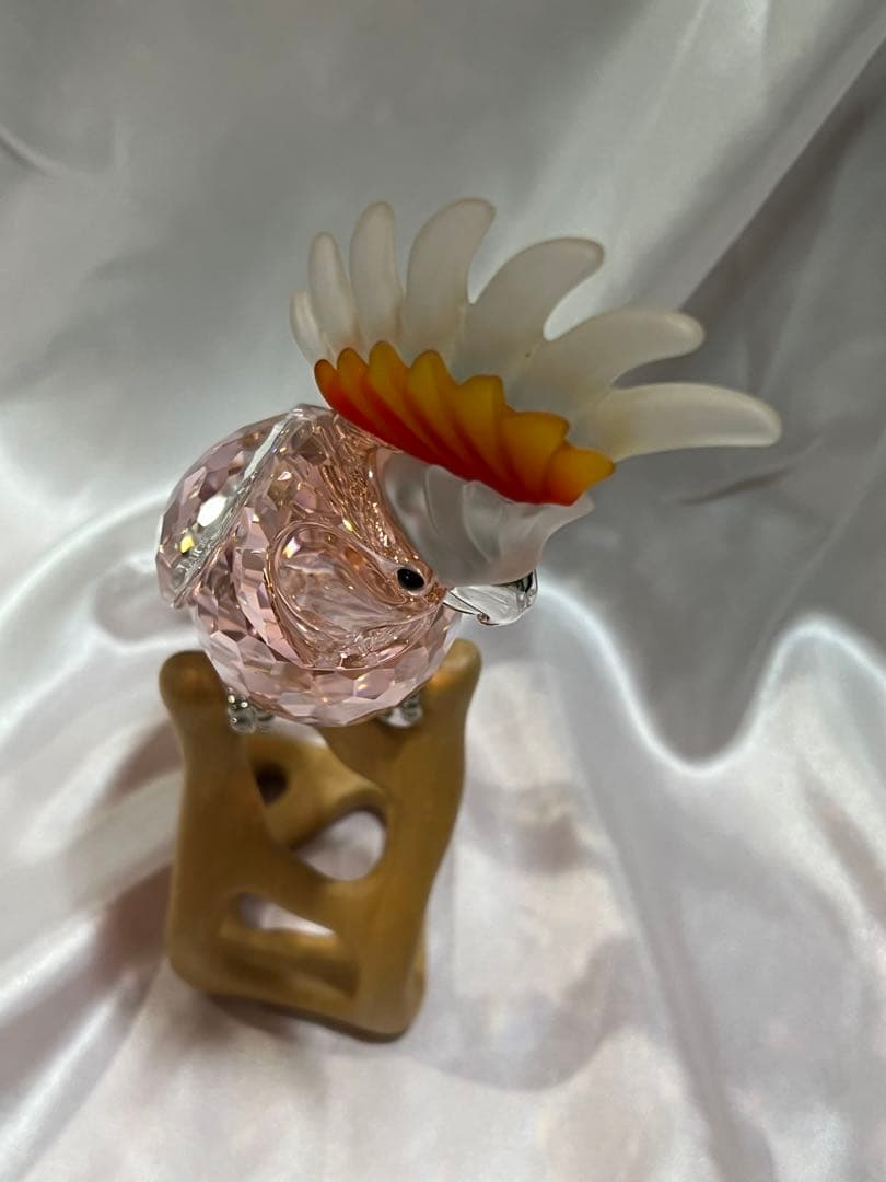 き*り様 スワロフスキー Swarovski クリスタルパラダイス バタンインコ