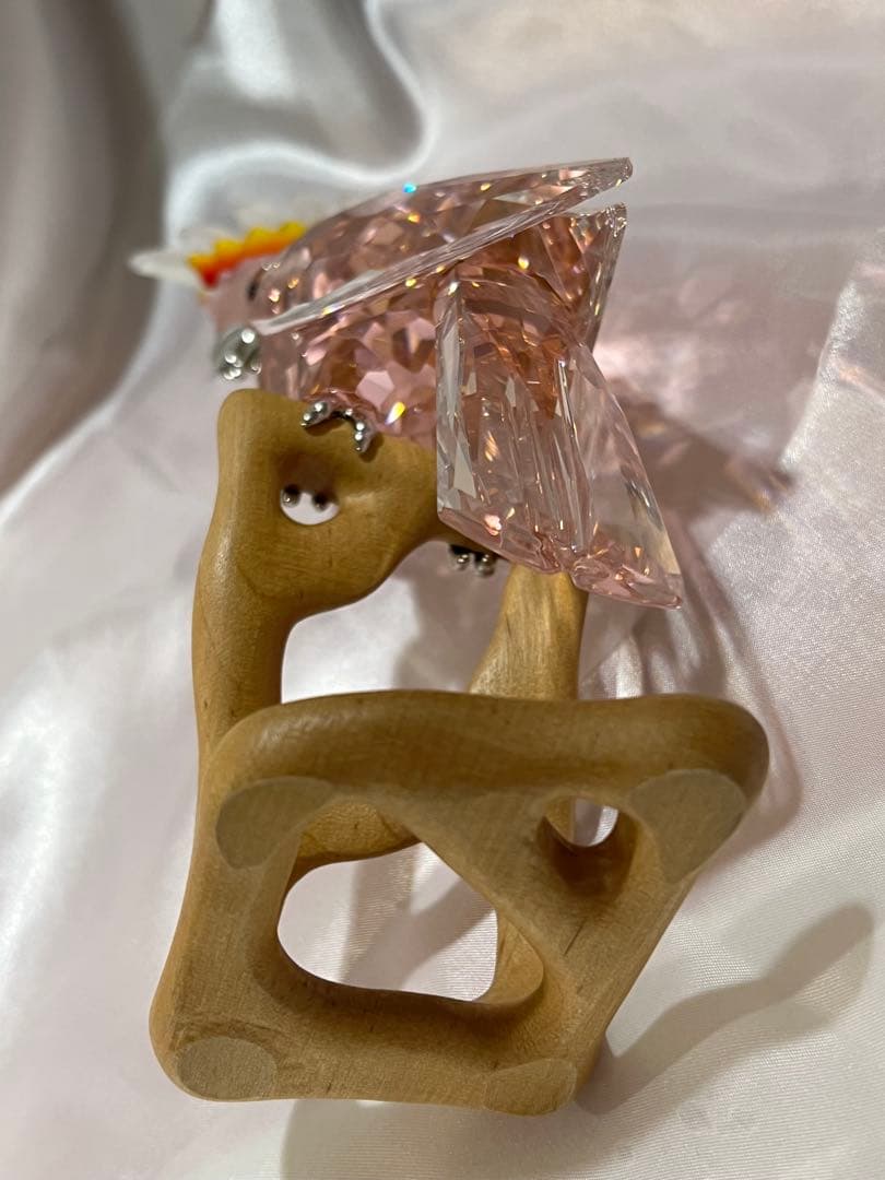 き*り様 スワロフスキー Swarovski クリスタルパラダイス バタンインコ