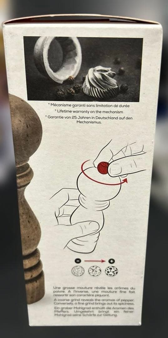 プジョー PEUGEOT 調味料入れ ペッパーミル 胡椒 木製 粗さ調節