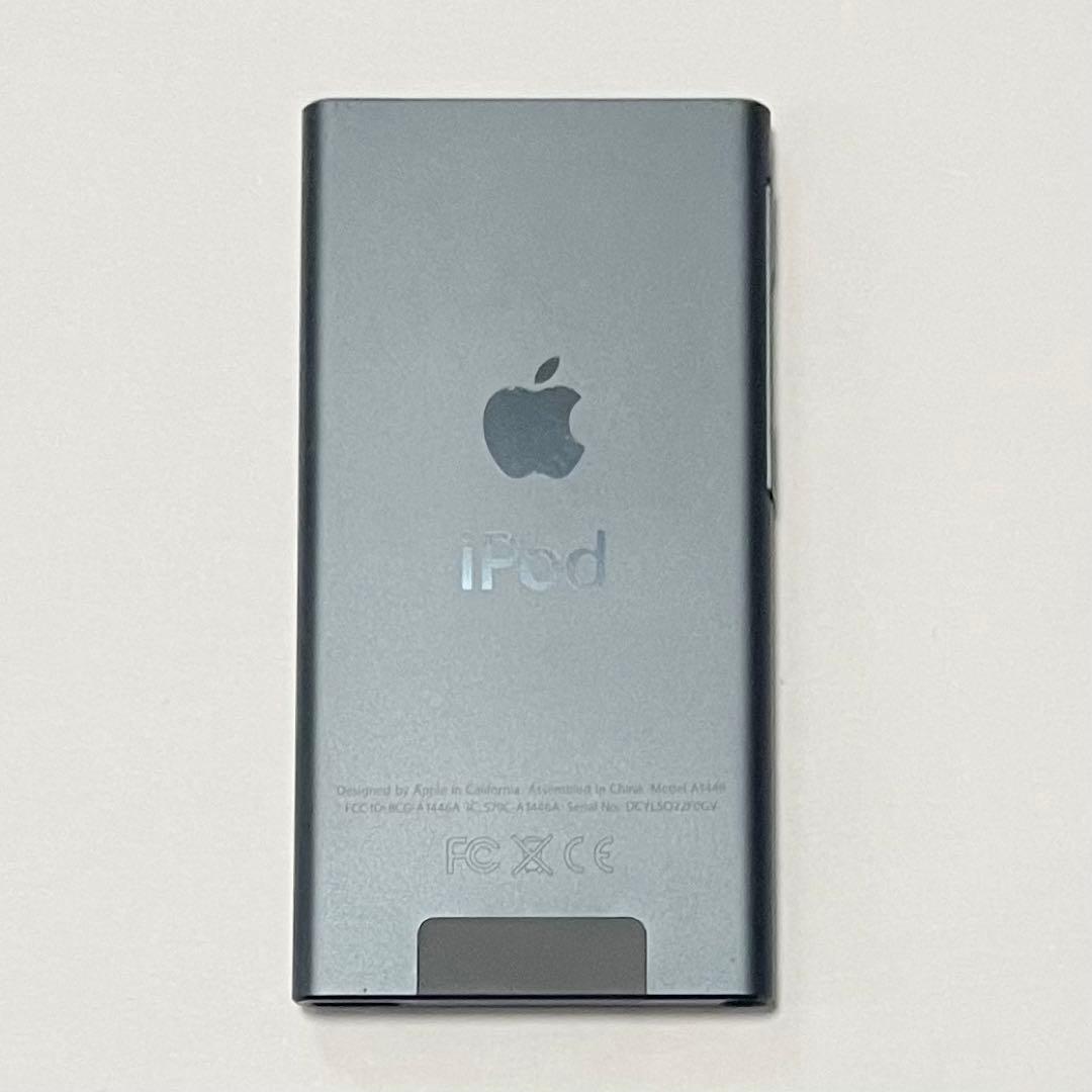 【美品】iPod nano 第7世代 スレート 16GB イヤホン付き