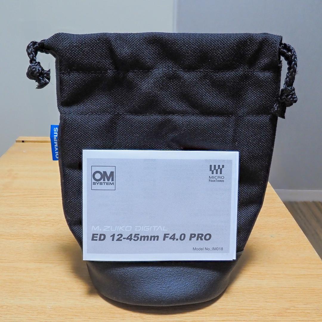 【新品未使用】OM SYSTEM 12-45mm F4.0 PROレンズ