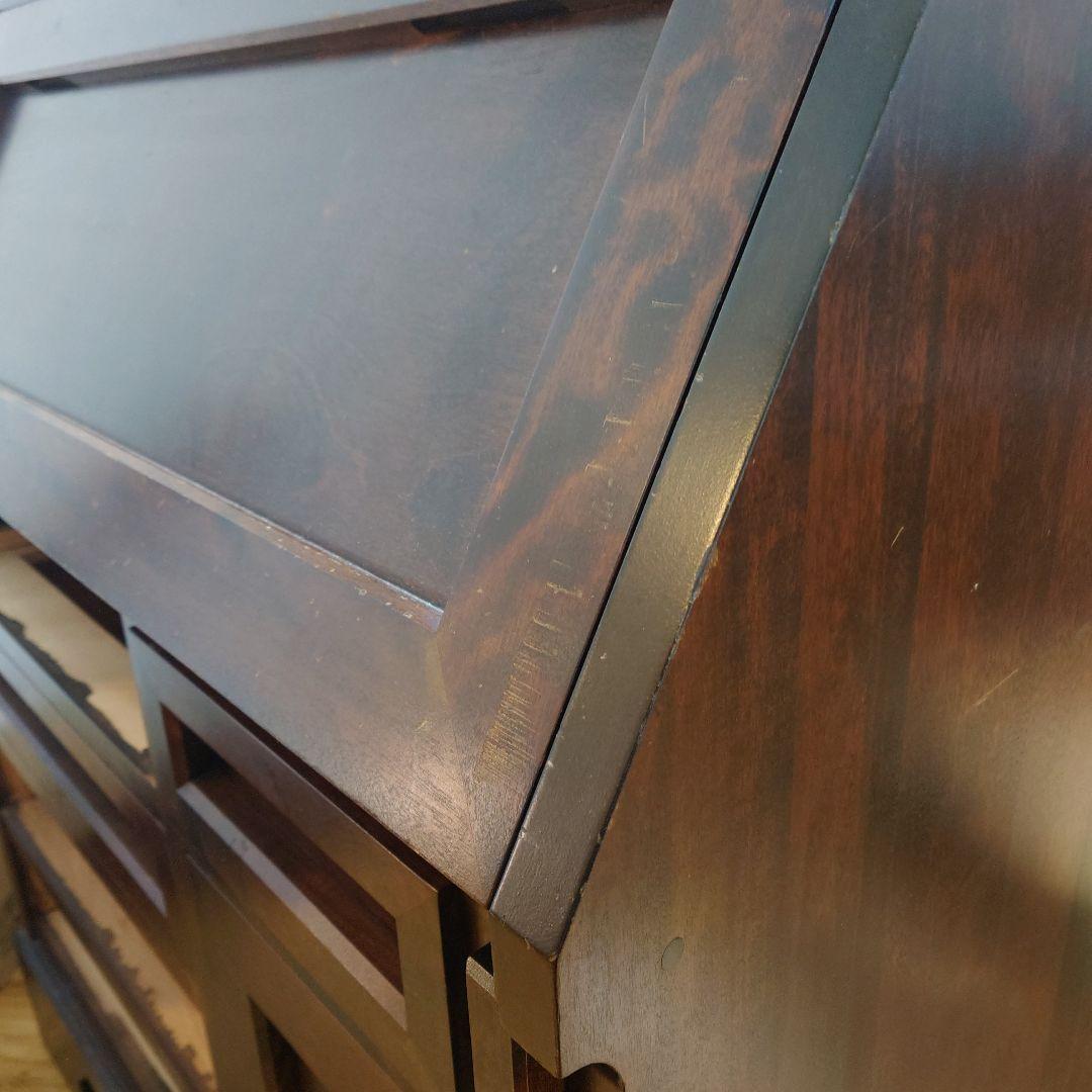 ★引取り歓迎★北海道民芸家具 ライティングビューロー ライティングデスク