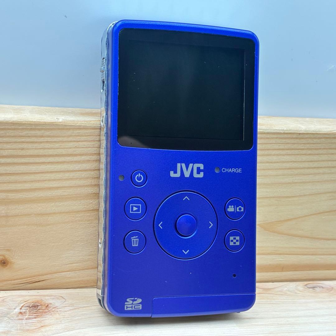 JVC GC-FM1-A デジカメ Victor ブルー 青 コンデジ