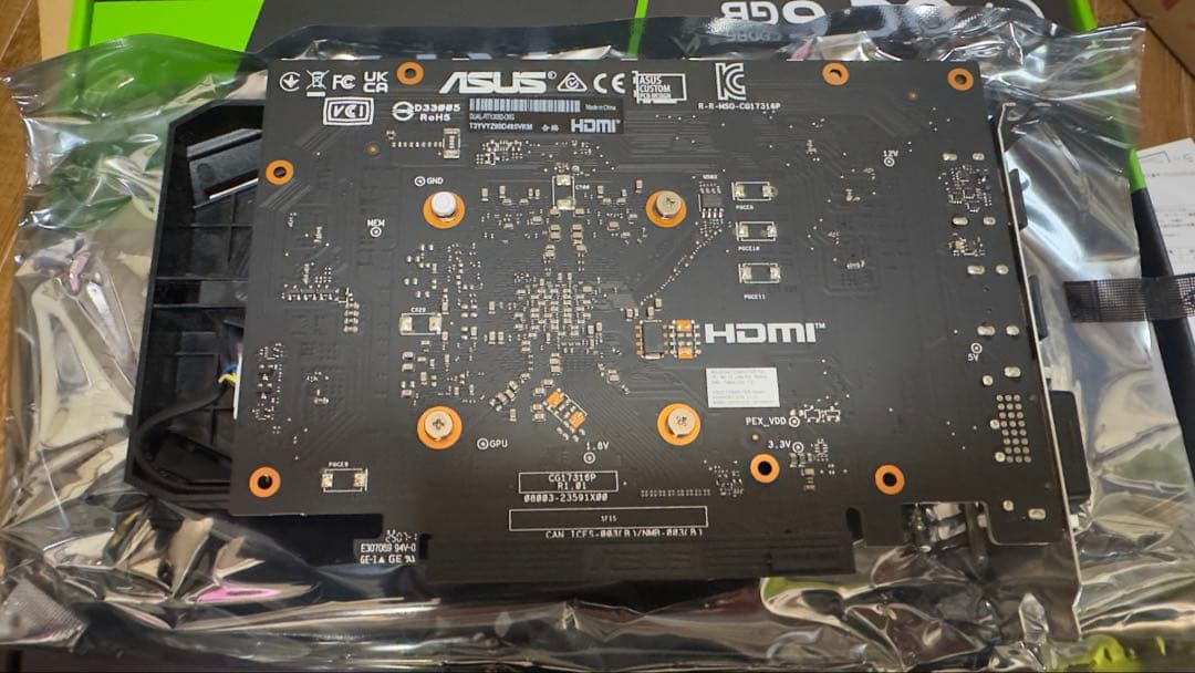 グラフィックボード・グラボ・ビデオカード ASUS GeForce RTX 3050 OC 6GB