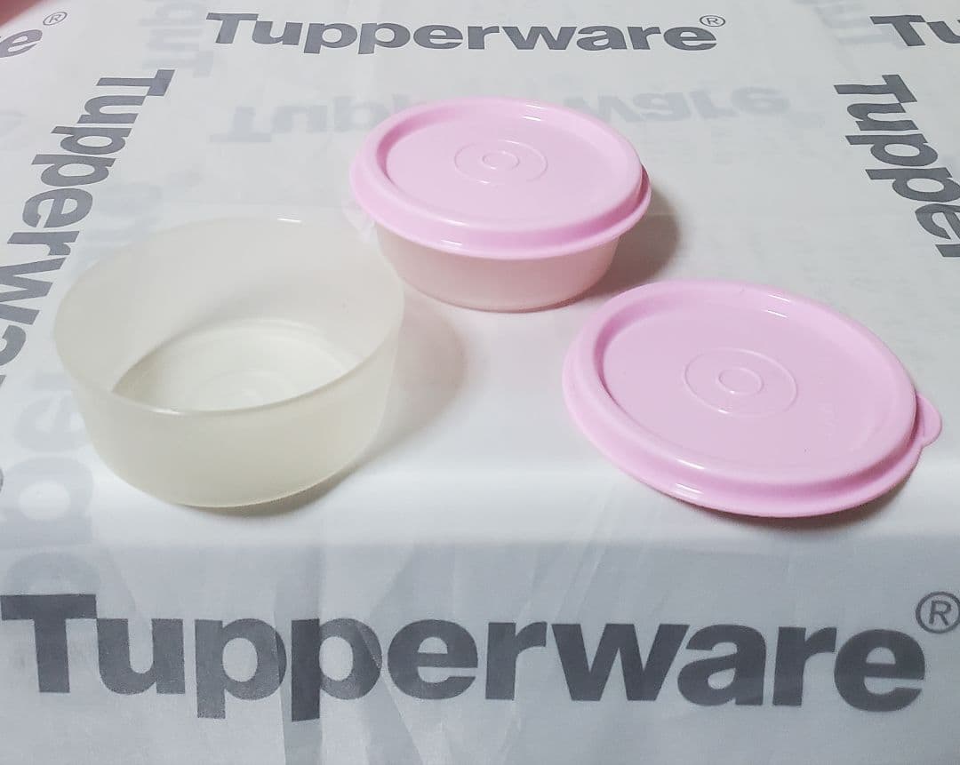 未使用★タッパーウェア★スモールキャニスター他ピンクセット