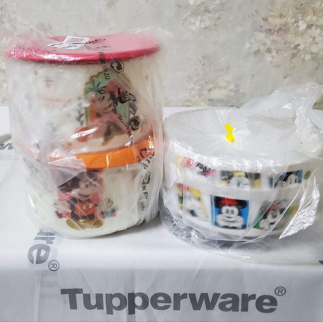 未使用★タッパーウェア★スモールキャニスター他ピンクセット
