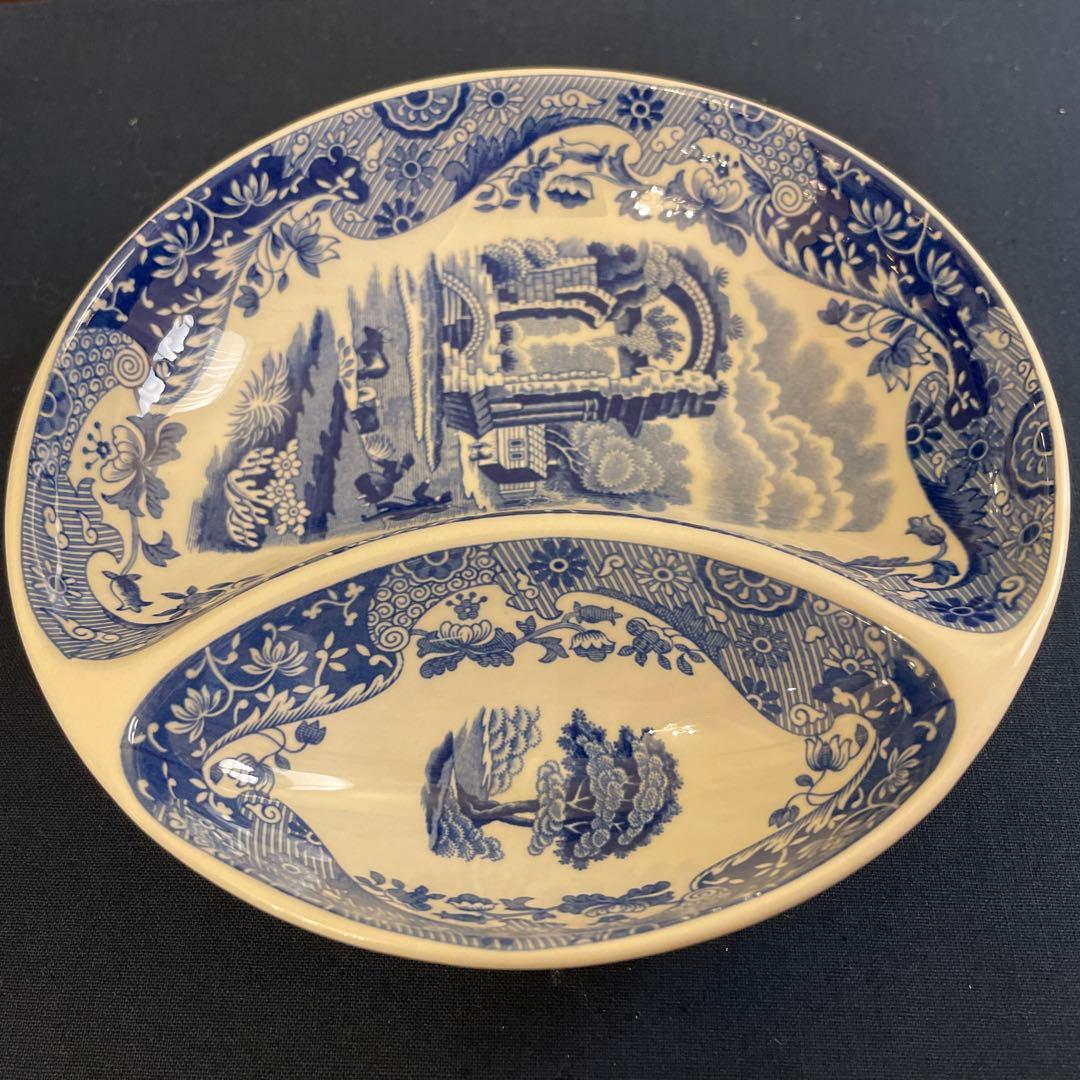 英国製　希少　スポード　プレート　2分割皿