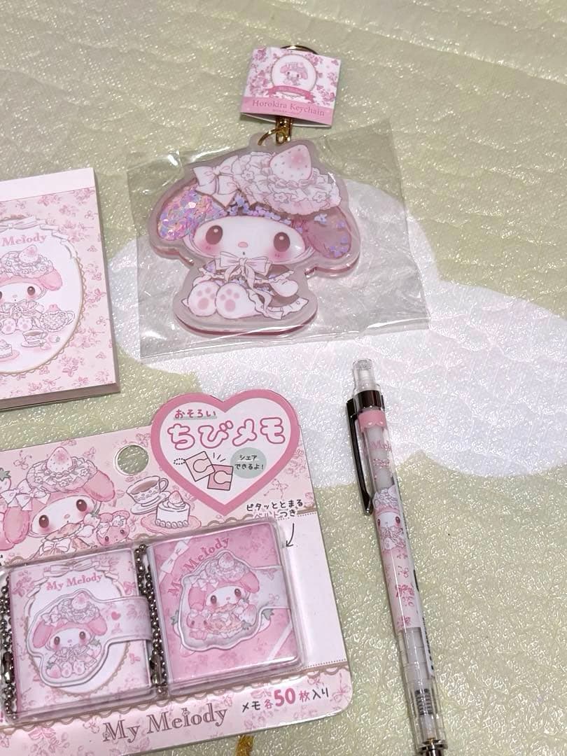 My Melody 白いちごのティータイム 6点セット