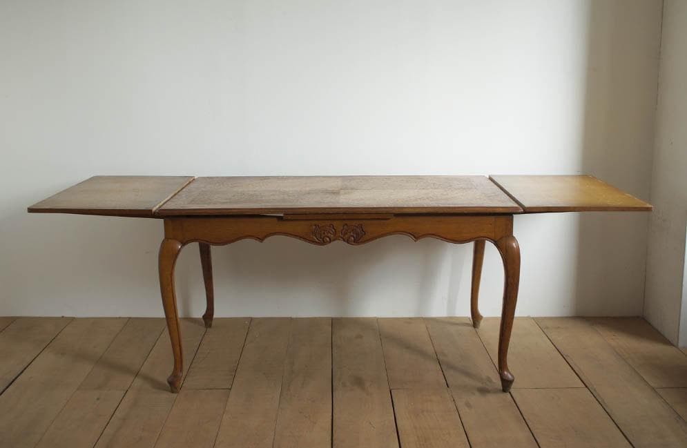 ドローリーフダイニングテーブル（伸長式）1 ※お値下げ交渉はメッセージください