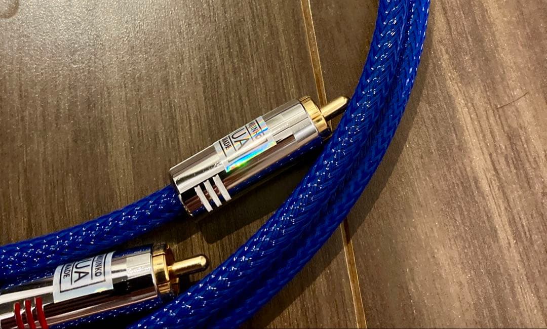 オーディオみじんこ　AQUA-RCA 約70cm ケーブル