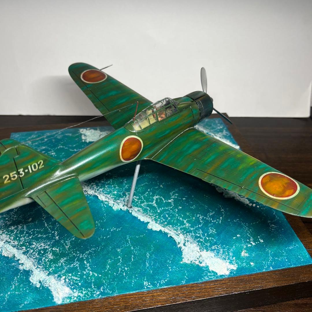 1/48 日本海軍　零式艦上戦闘機　五二型　ジオラマ