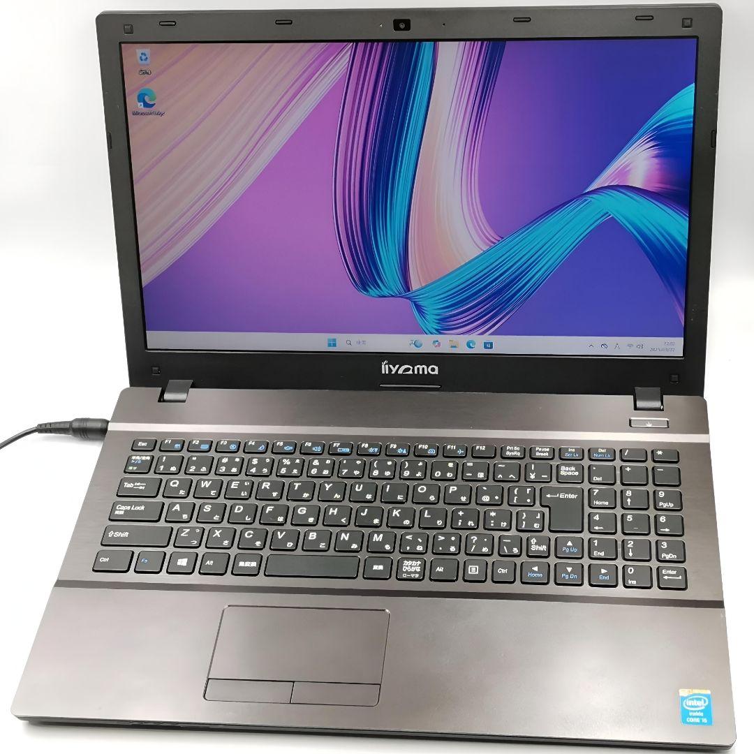 新型Windows11 ノートパソコン iiyama カメラ付き すぐに使えます
