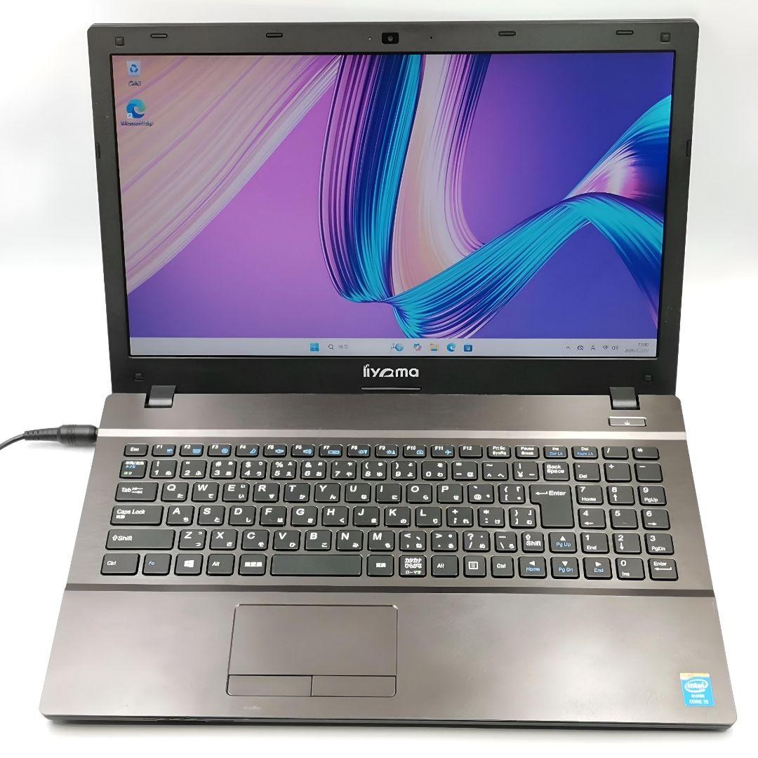 新型Windows11 ノートパソコン iiyama カメラ付き すぐに使えます