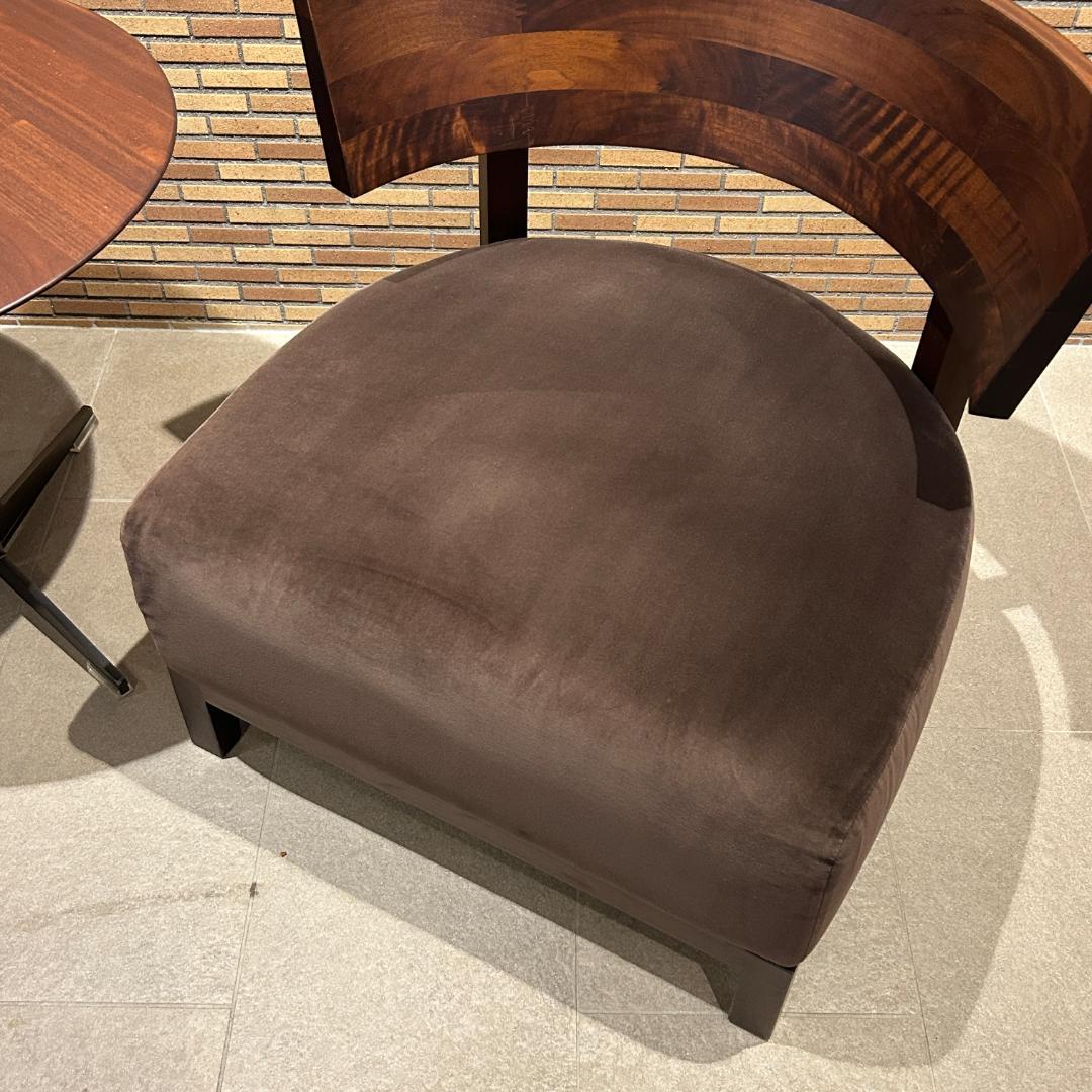 【極上】♥Flexform ラウンジチェア2脚＆サイドテーブル