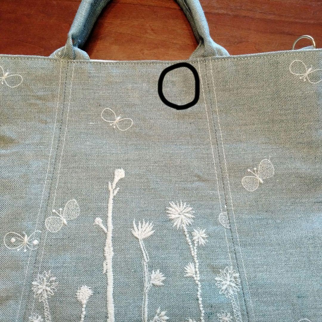 アウトレット品　A4が入る『大きめ2WAYトートバッグ』(LL）ミナペルホネン