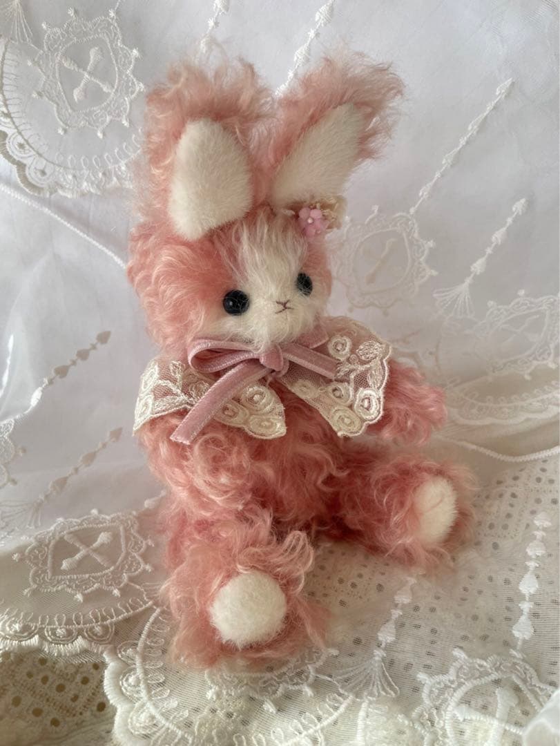 作家様　テディベア　うさぎ　ラビット　ぬいぐるみ　アーティストドール　モヘア