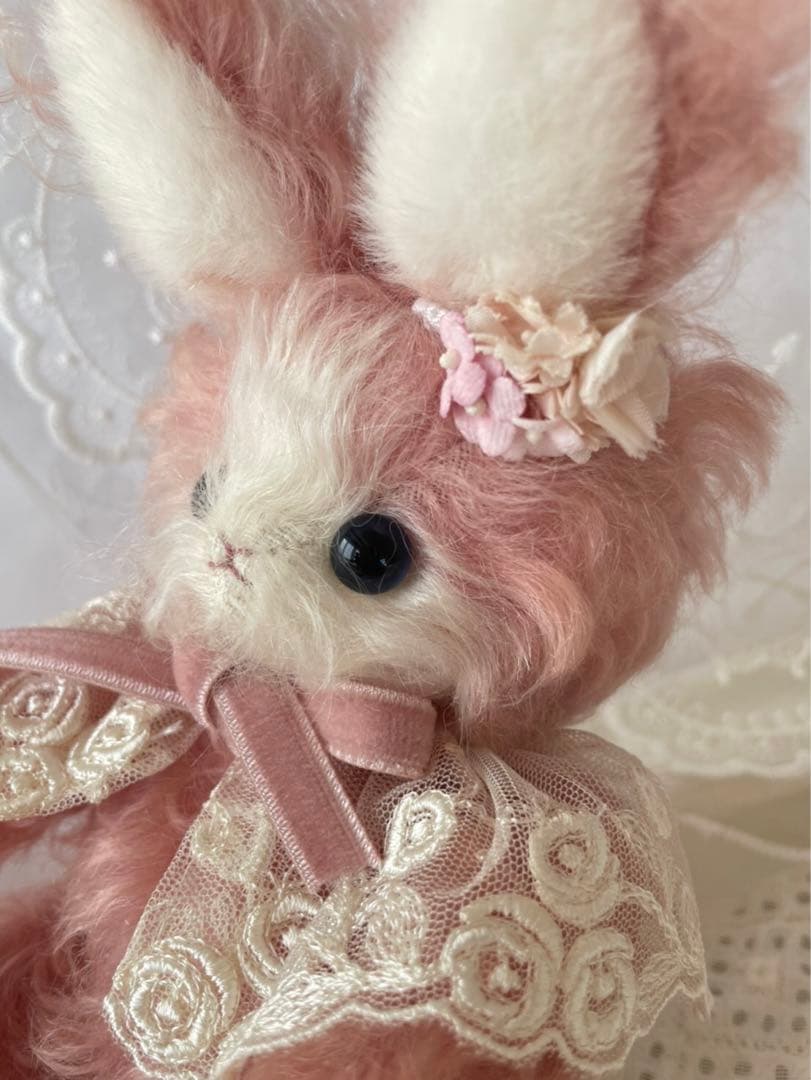 作家様　テディベア　うさぎ　ラビット　ぬいぐるみ　アーティストドール　モヘア