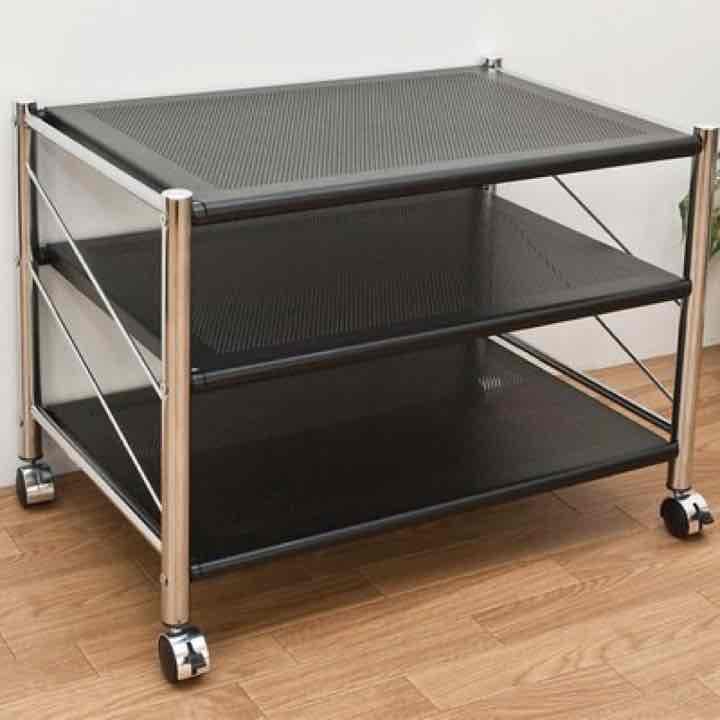 calme　AVラック　　BK/WH 定価15000円相当