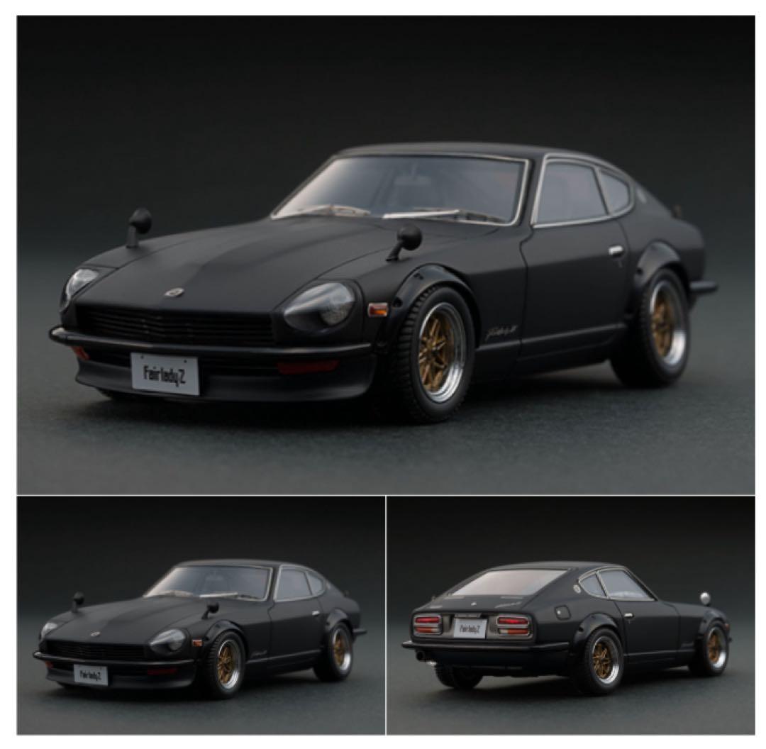 イグニッションモデル　1/43 フェアレディ　Z S30 マットブラック