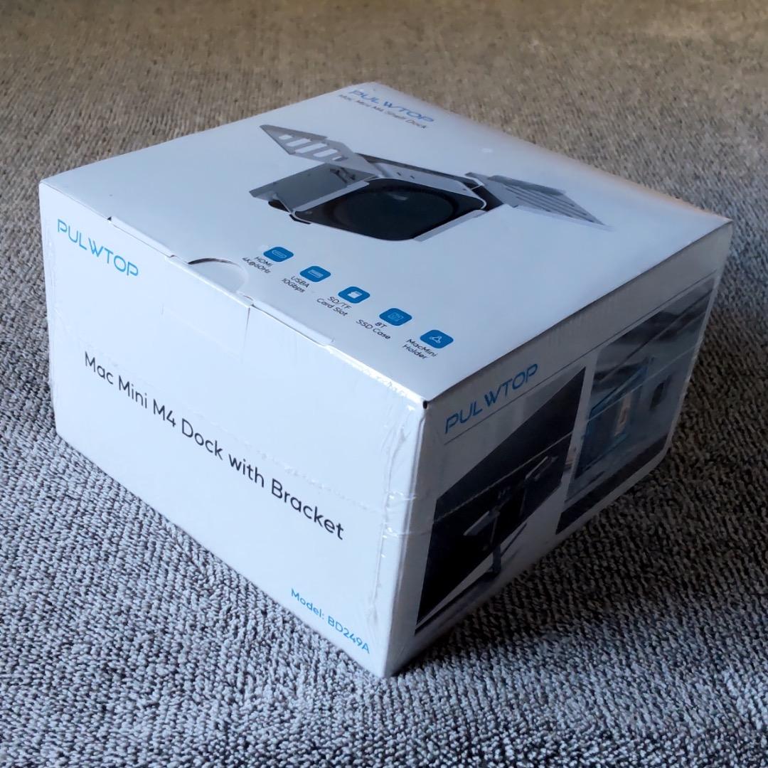 PULWTOP Mac Mini M4用 マウントドック ＆ USBハブ 新品