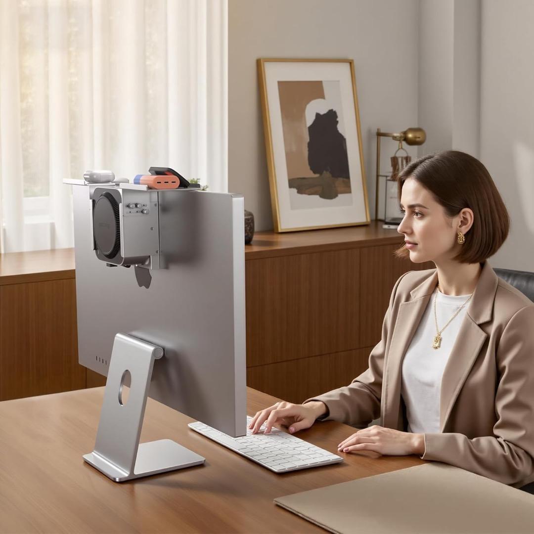 PULWTOP Mac Mini M4用 マウントドック ＆ USBハブ 新品