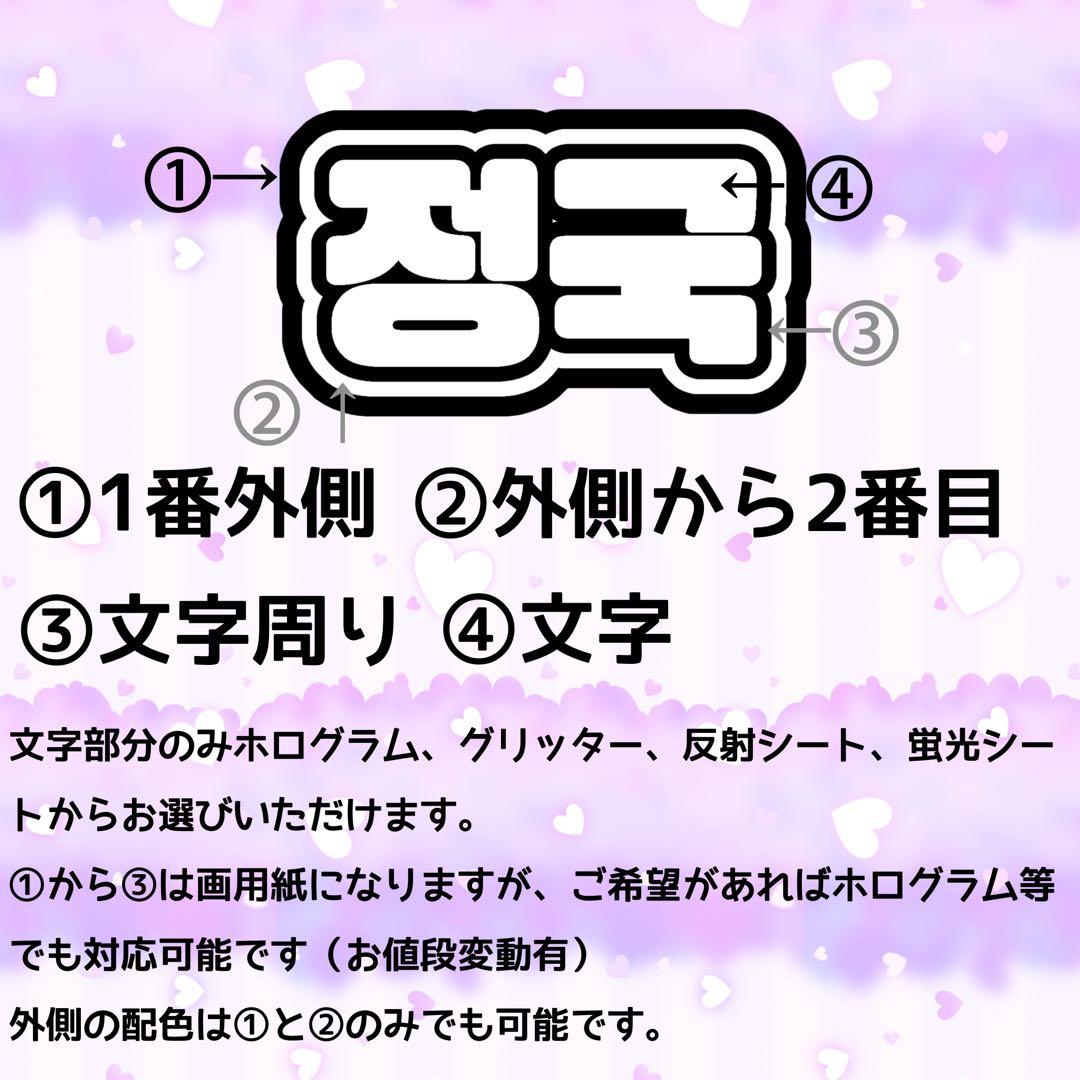 ネームボードオーダー　うちわ　文字パネル　連結　ホログラム　グリッター　反射