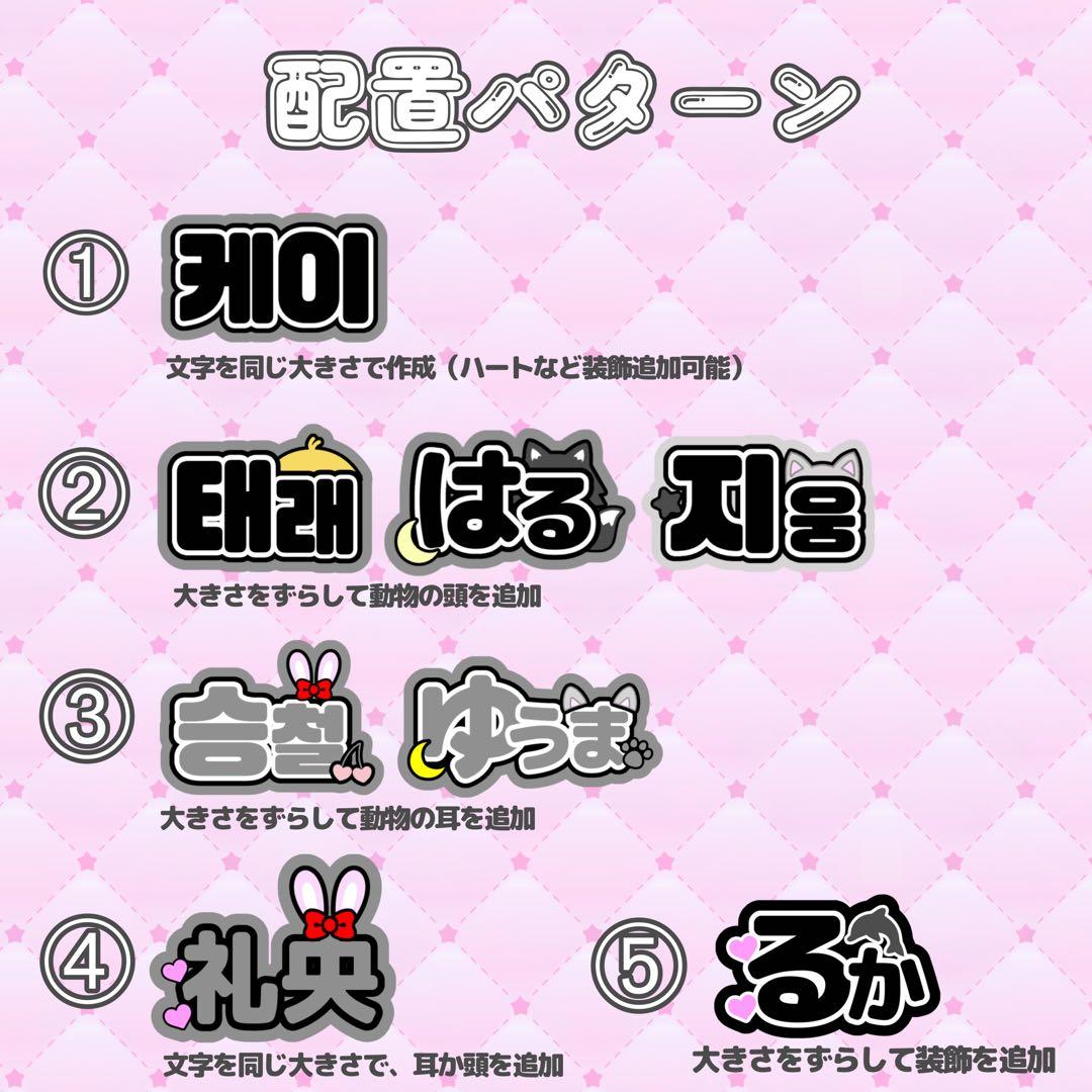 ネームボードオーダー　うちわ　文字パネル　連結　ホログラム　グリッター　反射