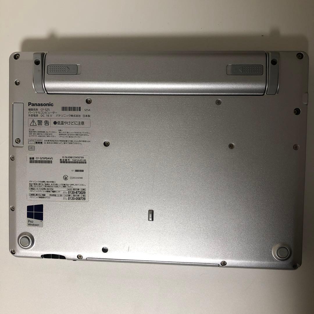 Let's note CF-SZ5 i5第6世代SSD バッテリー：15時間超③