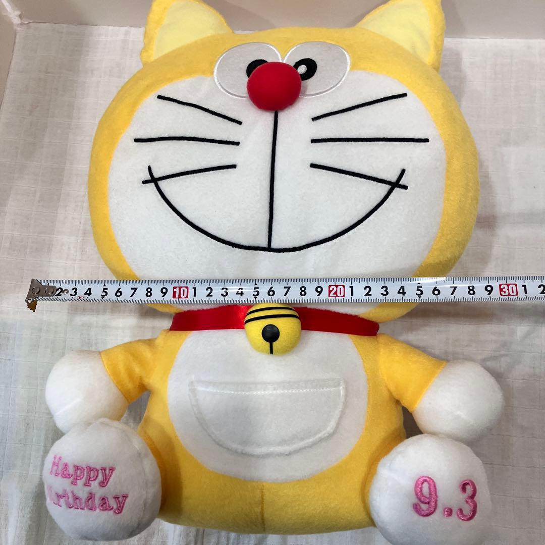 ドラえもん　メガジャンボバースデーぬいぐるみ　元祖ドラえもん　黄色　希少レア