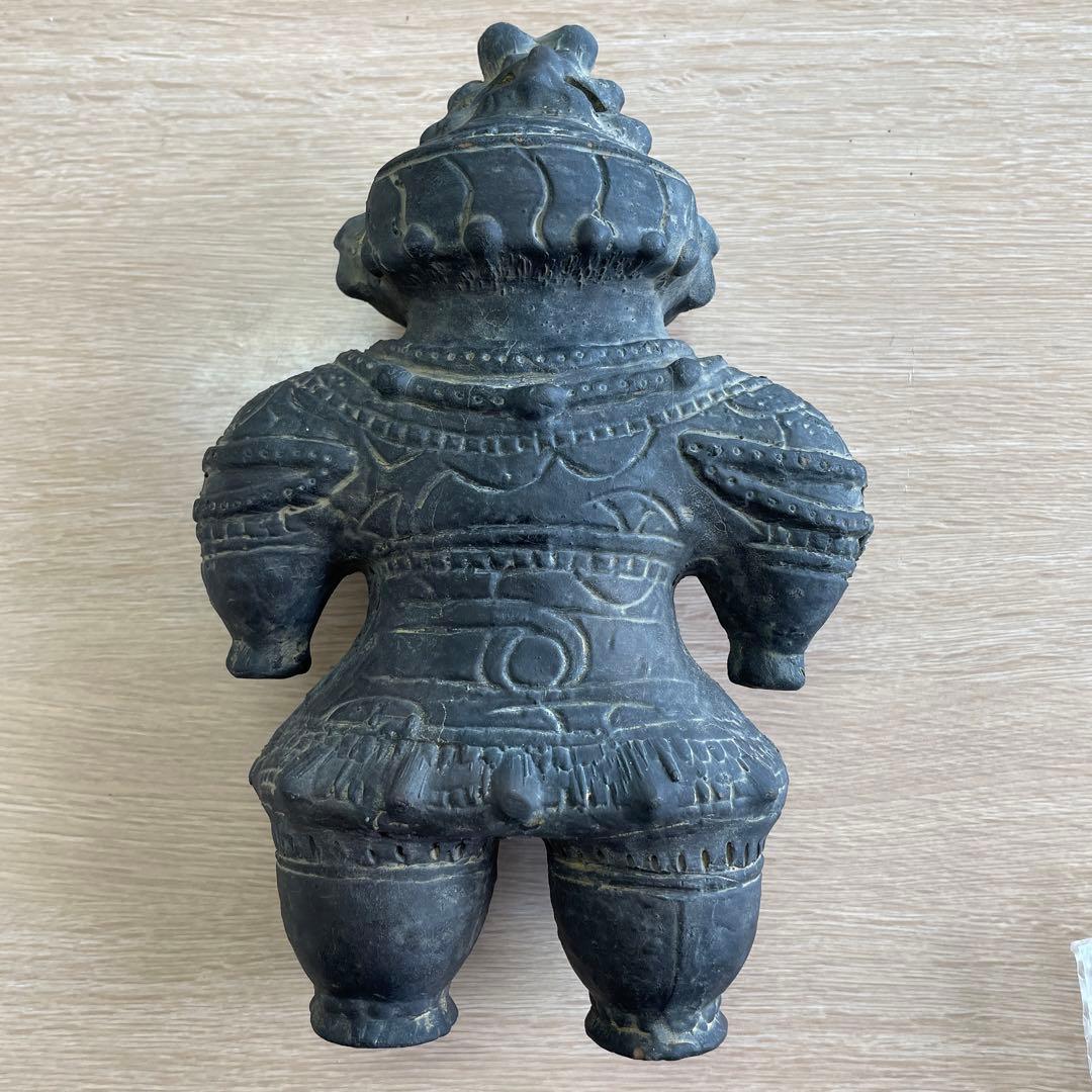 i*a様 遮光器土偶　レプリカ　長さ30センチ　幅10センチ位　レアなサイズ　縄