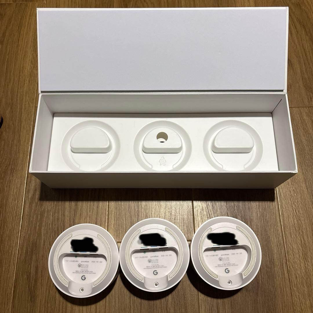 Google Wi-Fi３台パック AC1304 メッシュWiFi
