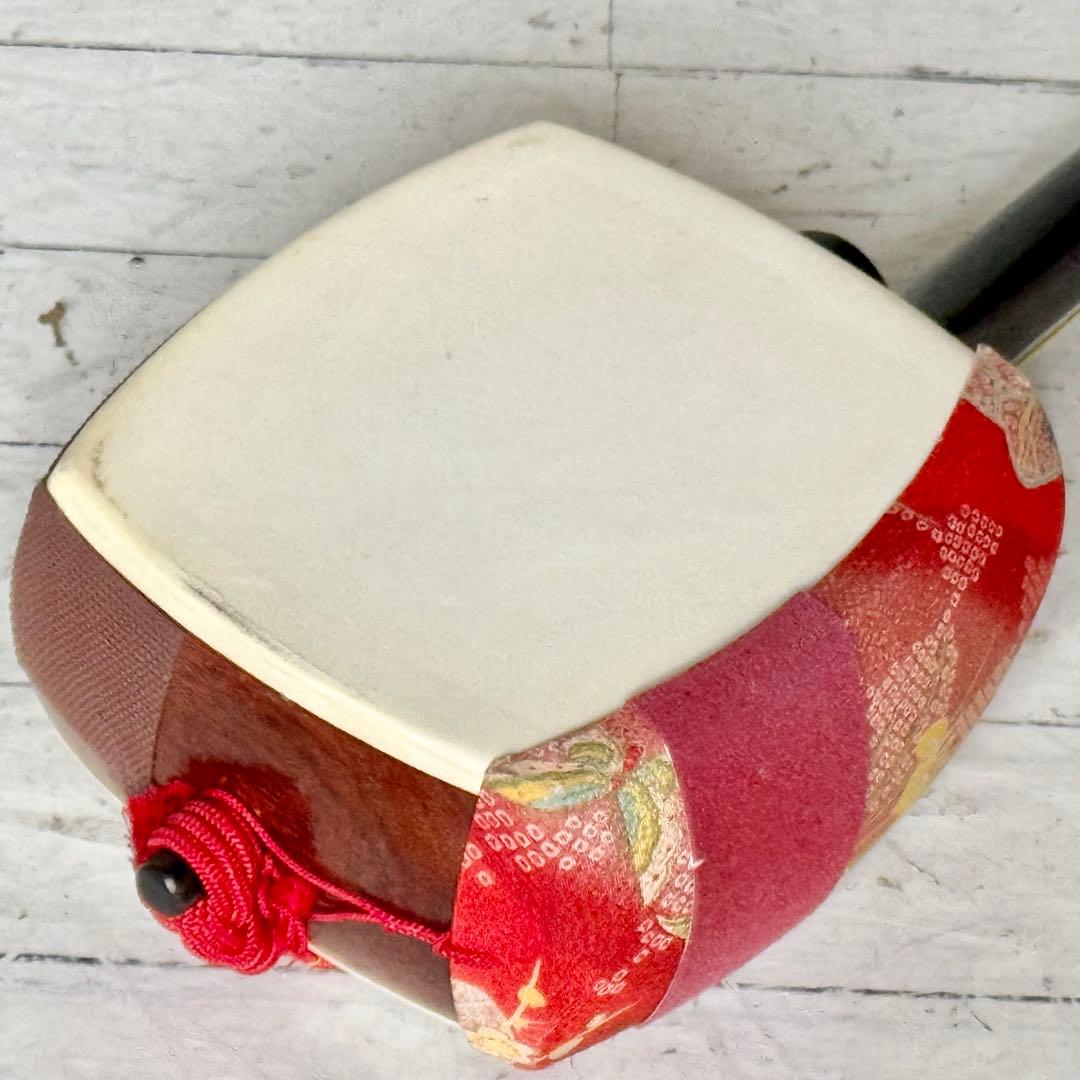 中棹三本継 沖縄三味線 鼈甲撥・ハードケース付き