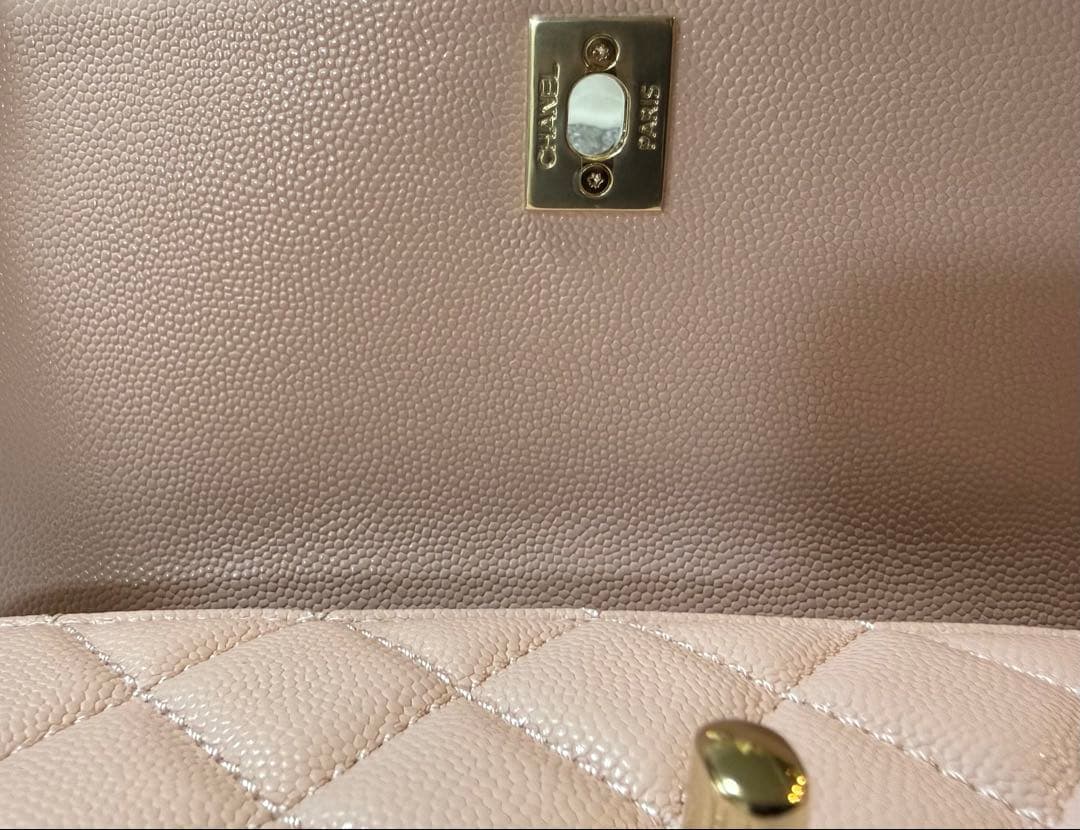 CHANELノベルティココハンドル　ピンク　(ノベルティ品最後)