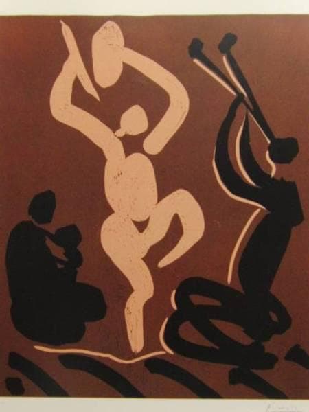 PABLO PICASSO、ピカソ、希少画集画、新品額装付