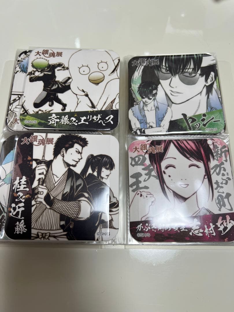希少　大銀魂展　アートコースター　45種＋BOX特典3種