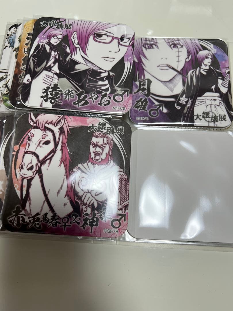 希少　大銀魂展　アートコースター　45種＋BOX特典3種