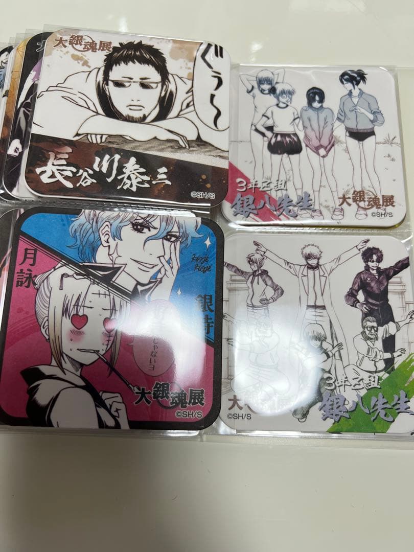 希少　大銀魂展　アートコースター　45種＋BOX特典3種