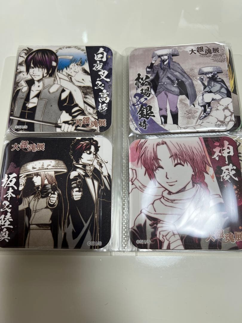 希少　大銀魂展　アートコースター　45種＋BOX特典3種