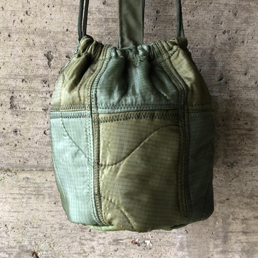 【HB2002】６０cmショルダー パッチワークリメイクペイシェントバッグ　巾着