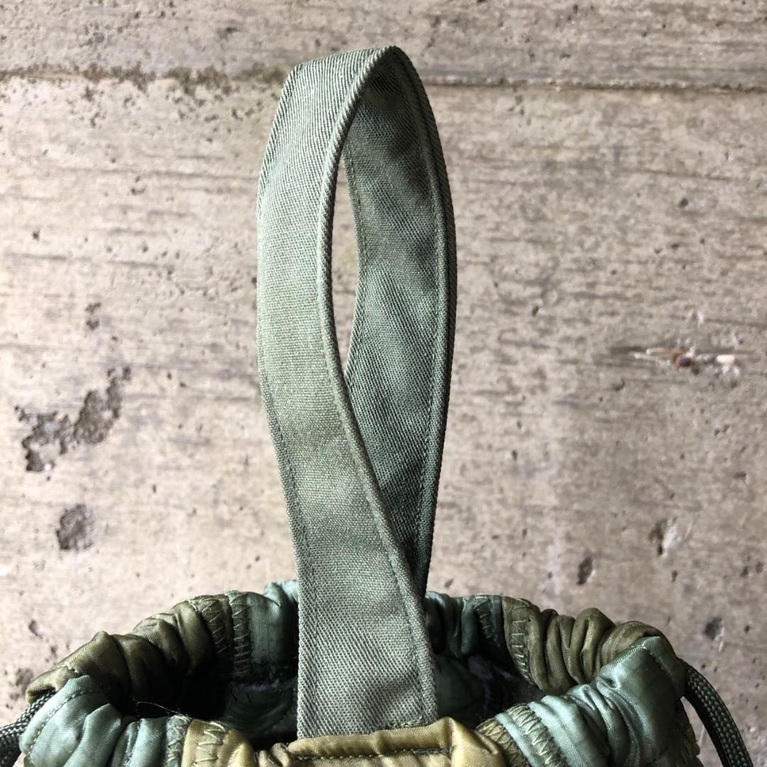 【HB2002】６０cmショルダー パッチワークリメイクペイシェントバッグ　巾着