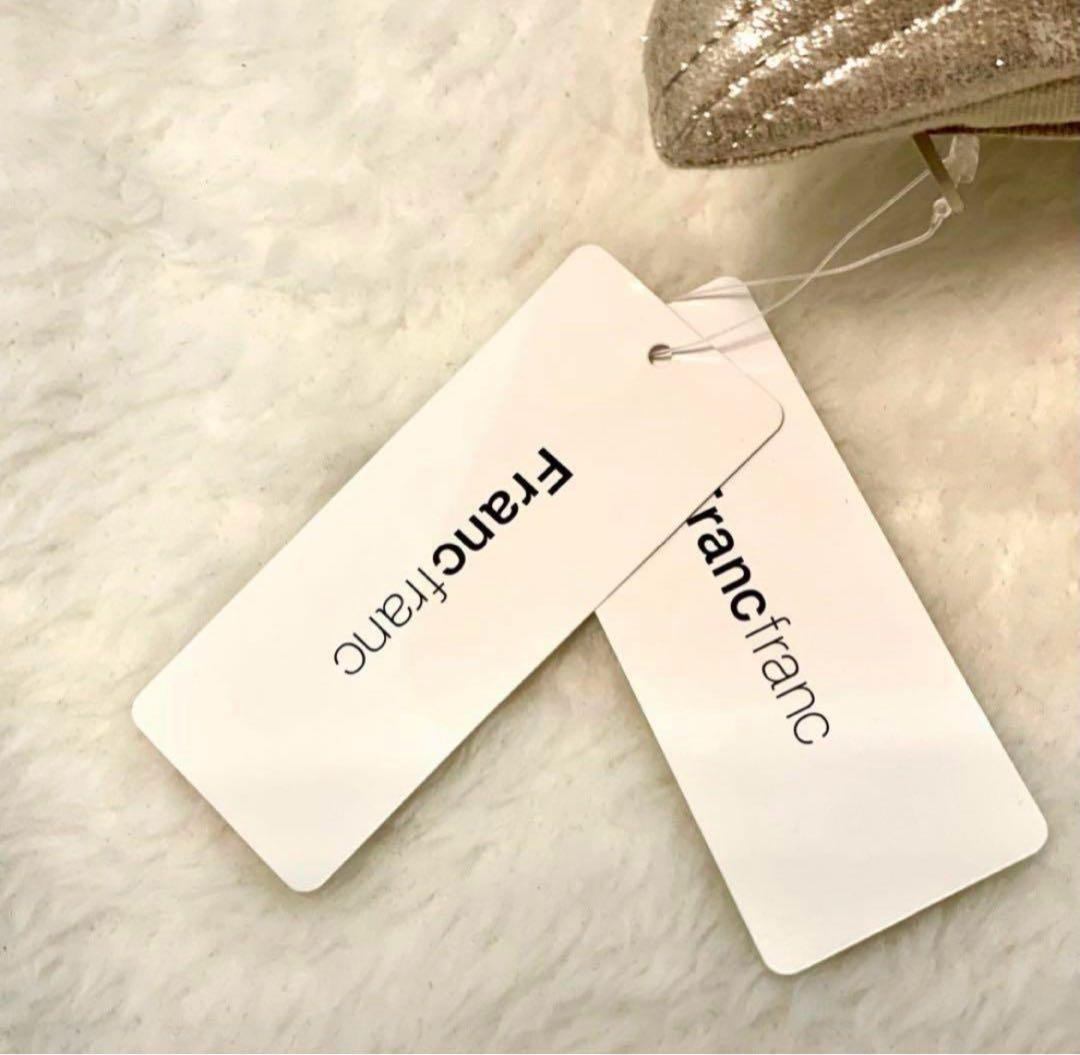 yさま専用 Francfranc ブロンズゴールドクッションカバー 新品 ２枚