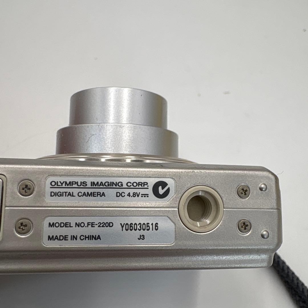 OLYMPUS デジタルカメラ FE-220D 【動作確認済】