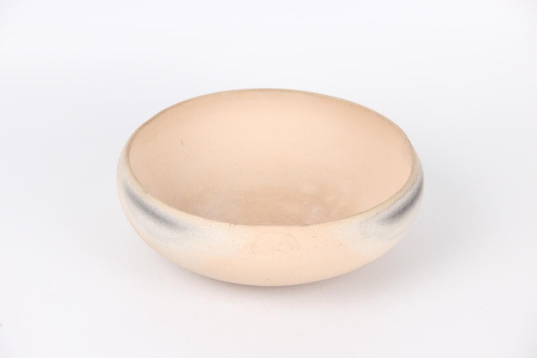 今戸焼　白井半七 作　灰器　焙烙 　茶道具　　旧蔵品　　共箱 EY21-16
