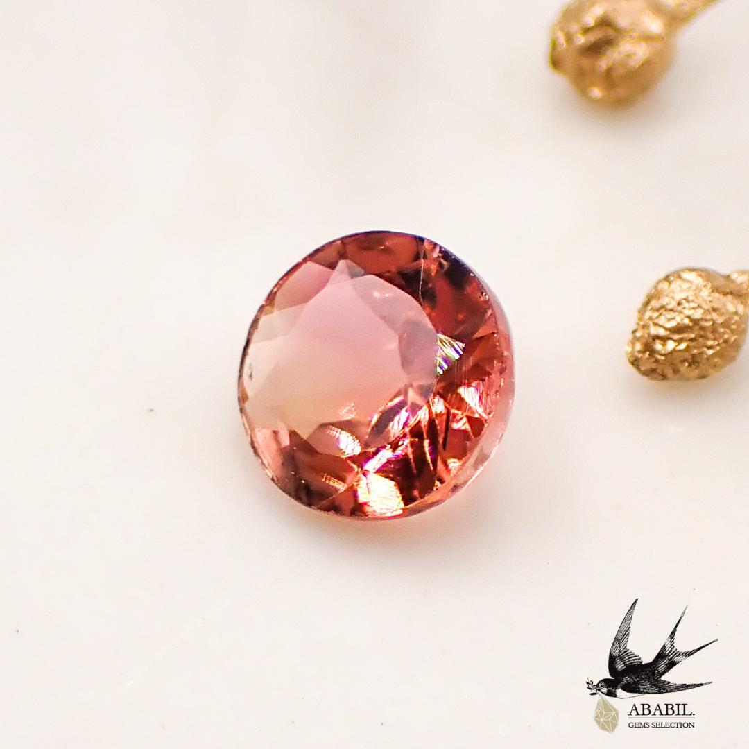 天然バイカラートルマリン 0.52ct【コンゴ】★バイカラー★