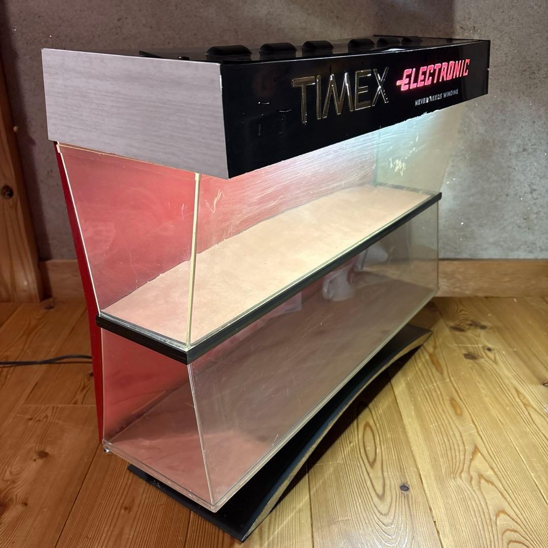 73年　TIMEX ライトショーケース　ディスプレイ　ファイヤーキング　アメトイ